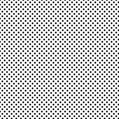 Printed Wafer Paper - Black and White Dots - Click Image to Close